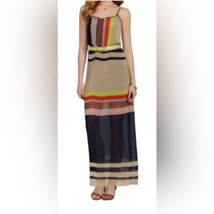 Daniel Cremieux Striped Maxi Dress